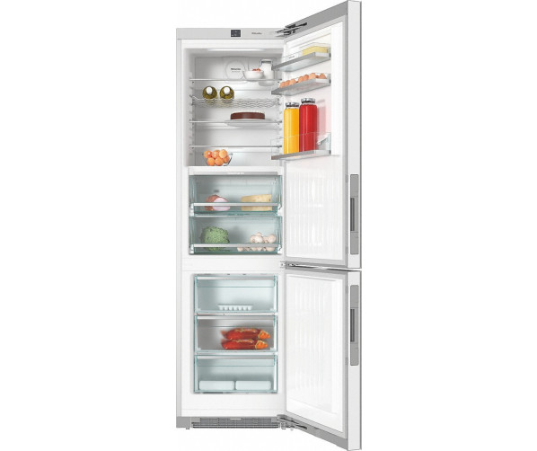 Miele KFN 29683 D brws koelkast - wit glas