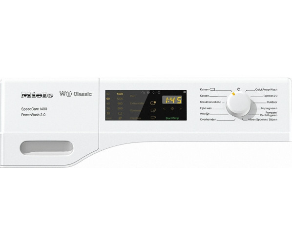 Bedieningspaneel van de MIELE wasmachine WDD330WPS