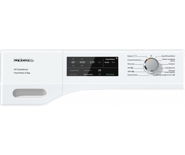 Bedieningspaneel van de MIELE wasmachine WEE335WPS