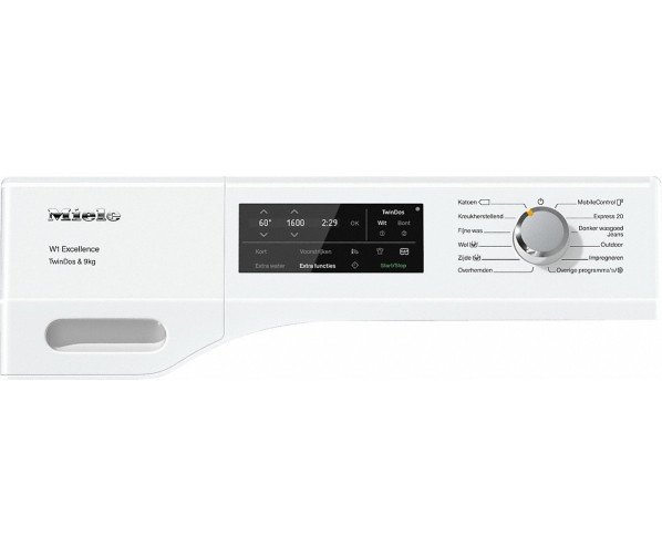 Bedieningspaneel van de MIELE wasmachine WEI 775 XL WPS