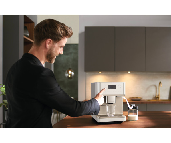 Miele CM6360 Lotuswit CleanSteelMetallic - vrijstaande koffiemachine