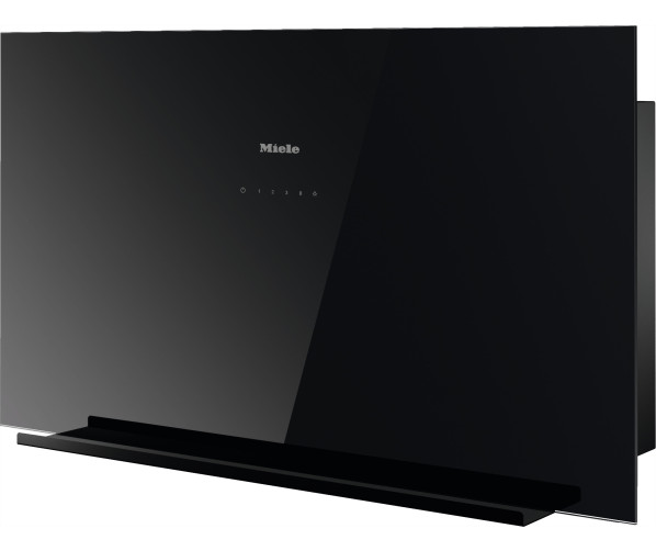 Miele DA9092W Screen wand afzuigkap - zwart glas - verticaal model