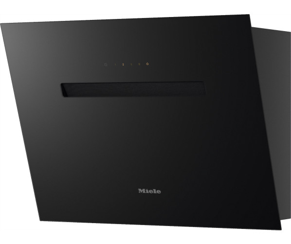 Miele DAH1650OBSW Active schuine anti-hoofdstoot afzuigkap - zwart glas