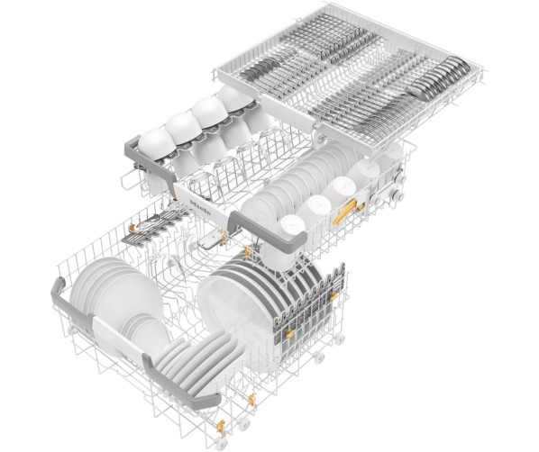Miele G5073SCVI inbouw vaatwasser met besteklade
