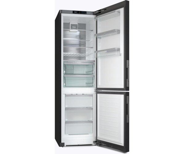 Miele KFN 4898 A-10 D bs vrijstaande koel/vriescombinatie - blacksteel