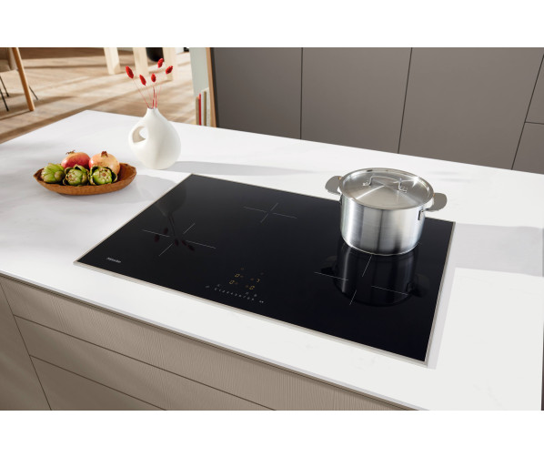 Miele KM7373FR inbouw inductie kookplaat met rvs rand - 80 cm