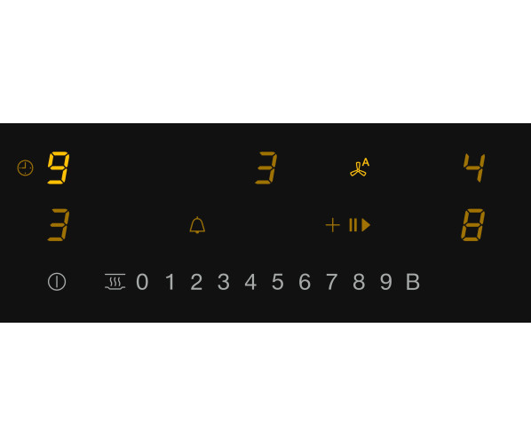 Miele KMDA7272FR-U inductie kookplaat met afzuiging