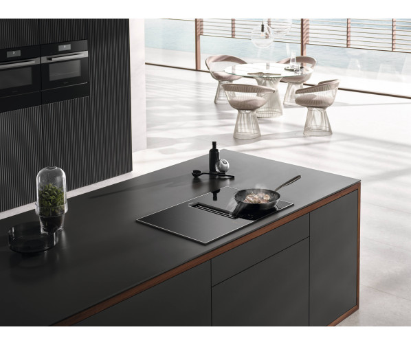 Miele KMDA7473FR-A inductie kookplaat met afzuiging