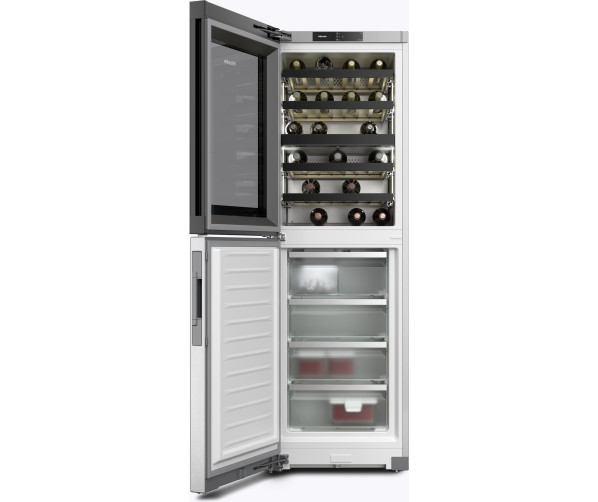 Miele KWNS 4784 DE edt/cs combi vrieskast / wijnkoelkast