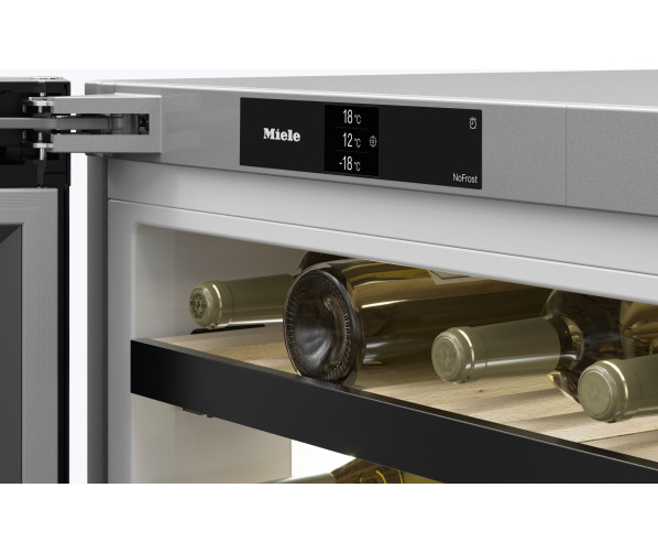 Miele KWNS 4784 DE edt/cs combi vrieskast / wijnkoelkast