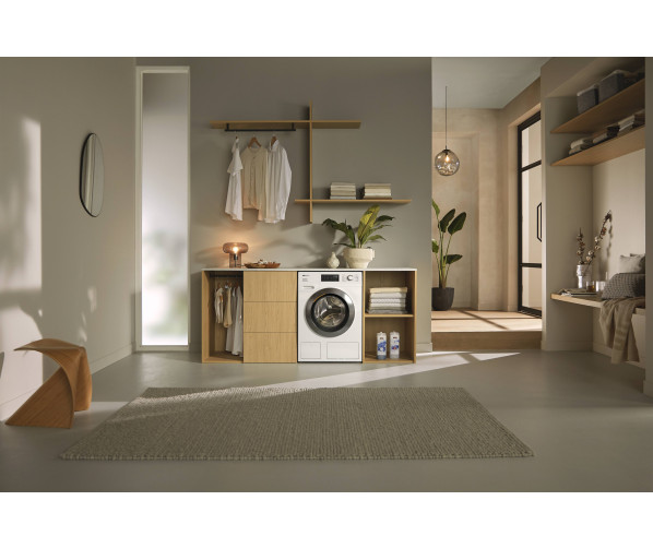 Miele WEF674WPS wasmachine met TwimDos (automatische dosering)