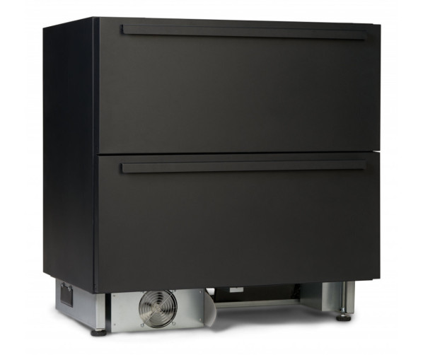 Norcool 60000006 + 8900013831 onderbouw lade koelkast - mat zwart