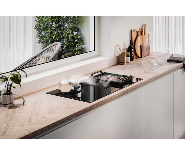 Novy 1861 inductie kookplaat met afzuiging inbouw