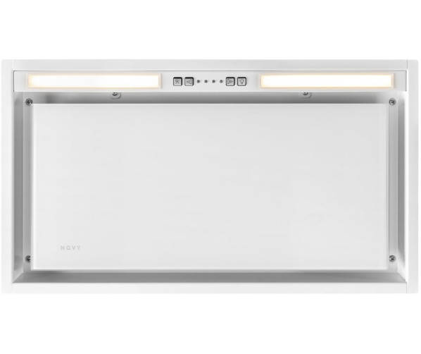 Novy 26050 inbouw afzuigkap - Vision - wit glas - 60 cm. breed