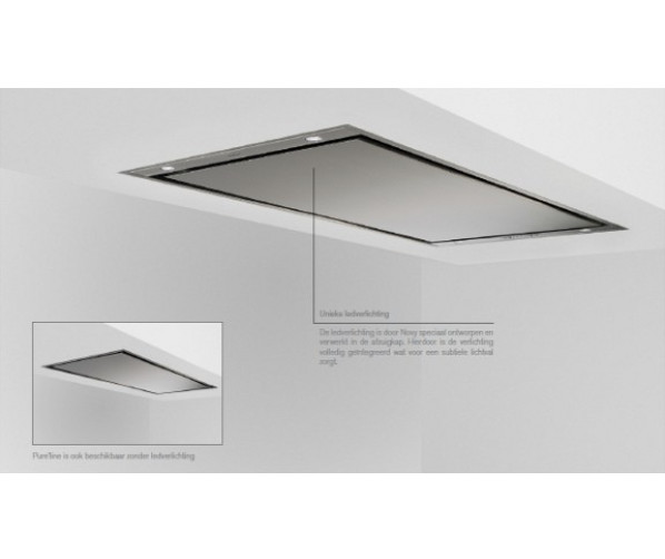 De 6830 plafond unit afzuigkap van Novy is eenvoudig te bedienen