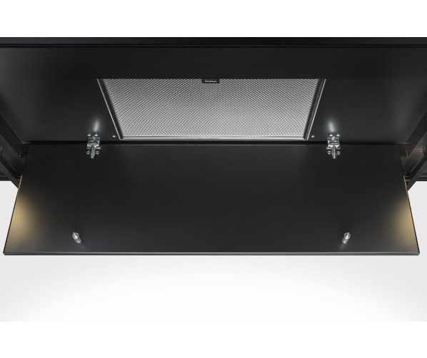 Novy 7540 - Phantom Frame 130 cm Zwart - eiland afzuigkap