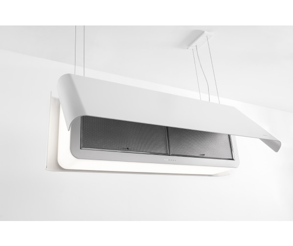 Novy MOOD 7550 eiland afzuigkap wit - recirculatie