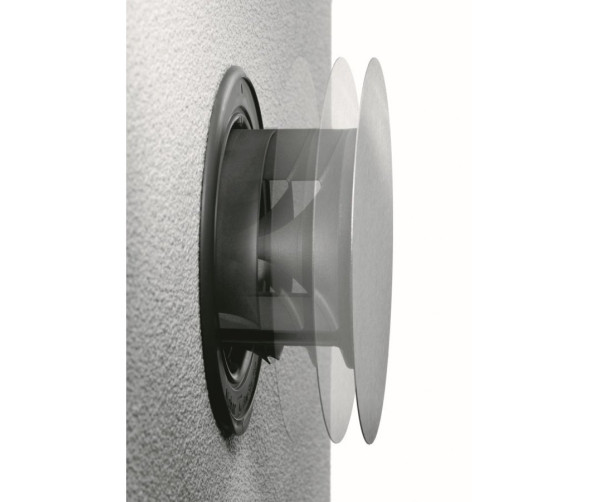 NOVY 906419 elektronisch buitenmuur rooster - rond