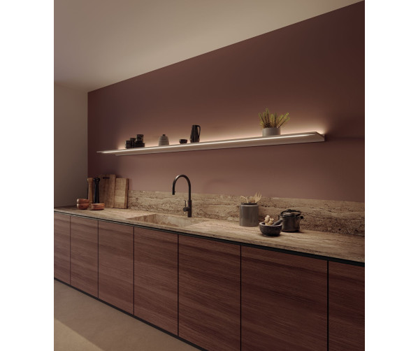 Novy Shelf Pro Mineral White 305cm keuken verlichting