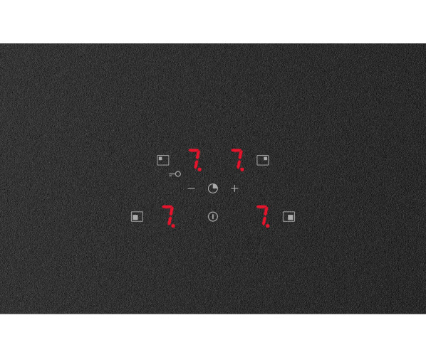Pelgrim IK4184ZS inductie kookplaat - 80 cm - krasbestendig Saffier glas