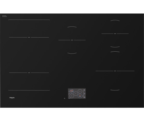Pelgrim IK9084R inductie kookplaat met TFT scherm - 80 cm breed