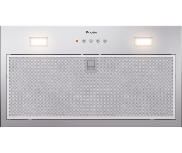 Pelgrim ISW751RVS inbouw afzuigkap - 52 cm. breed - roestvrijstaal