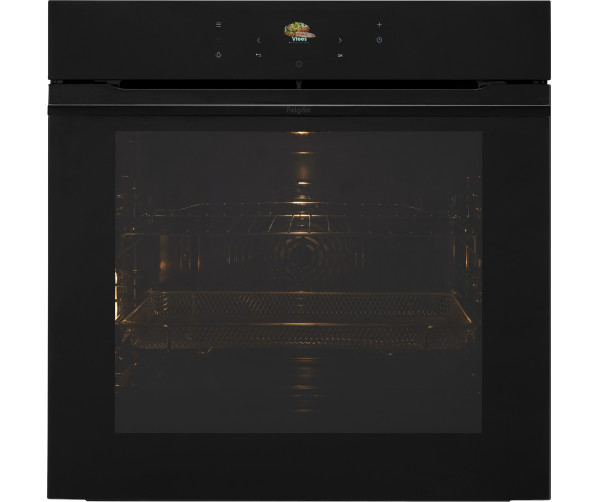 Pelgrim OP860 inbouw oven met AirFry en pryolyse - zwart