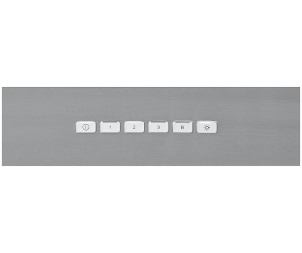 Pelgrim BSK662RVS wand rvs afzuigkap - 60 cm. breed