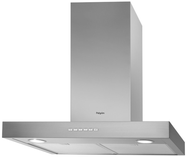 Pelgrim BSK662RVS wand rvs afzuigkap - 60 cm. breed