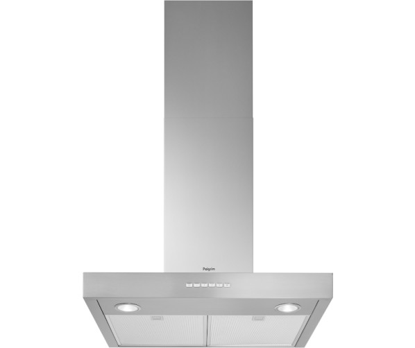 Pelgrim BSK662RVS wand rvs afzuigkap - 60 cm. breed