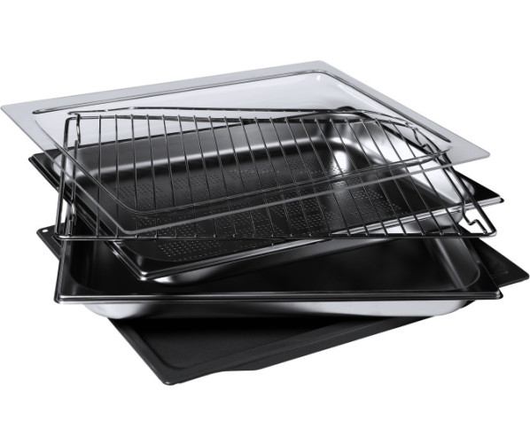 Pelgrim COS834ANT inbouw combi-stoomoven met magnetron - antraciet