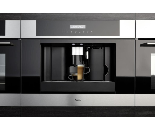 De Pelgrim IKM614RVS koffiemachine kan strak in bijna iedere keuken ingebouwd worden