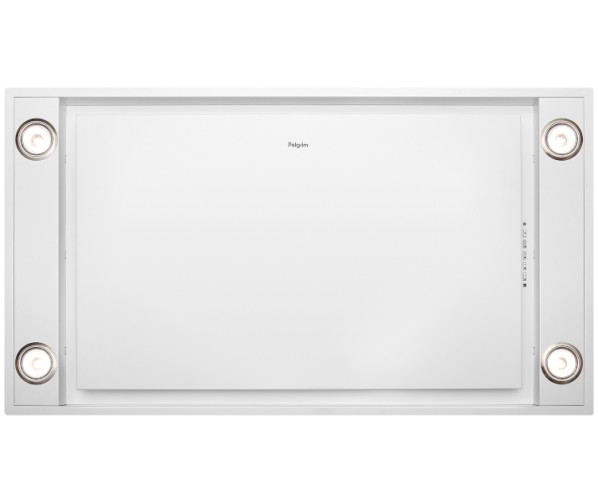 Foto van de onderzijde van de Pelgrim ISW0960WIT plafond afzuigkap