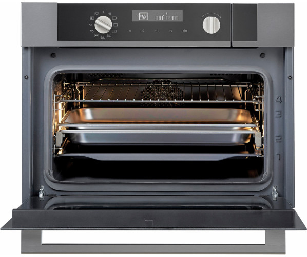 PELGRIM OVS524RVS combi-stoomoven rvs inbouw
