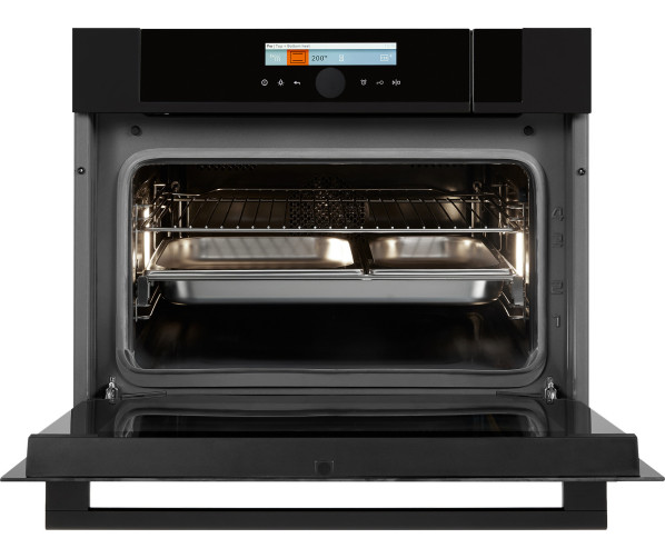 Pelgrim OVS834MAT inbouw combi-stoomoven - mat-zwart