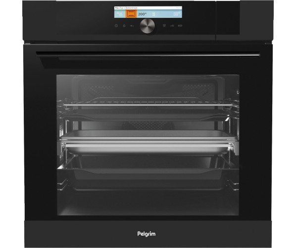 Pelgrim OVS836MAT inbouw matzwarte combi-stoomoven