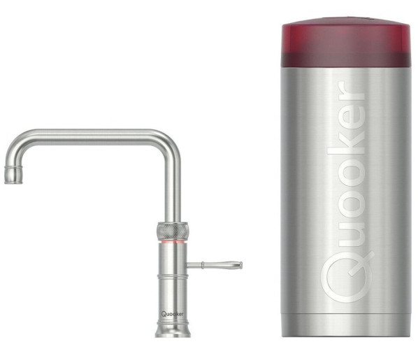 Quooker COMBI Classic Fusion Square RVS - kokend water kraan
