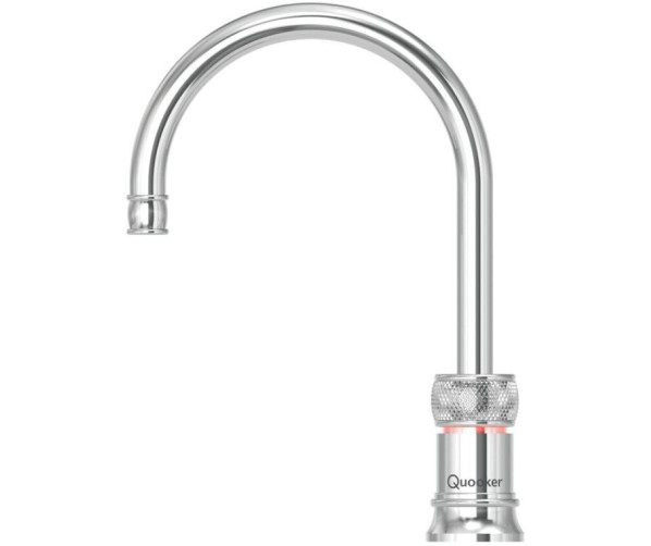 Quooker COMBI Classic Nordic Round CHROOM - kokend water kraan