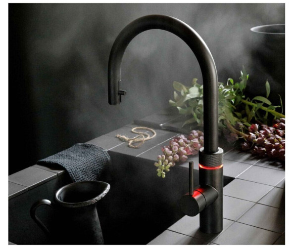 Quooker COMBI+ Flex ZWART- kokend water kraan met boiler
