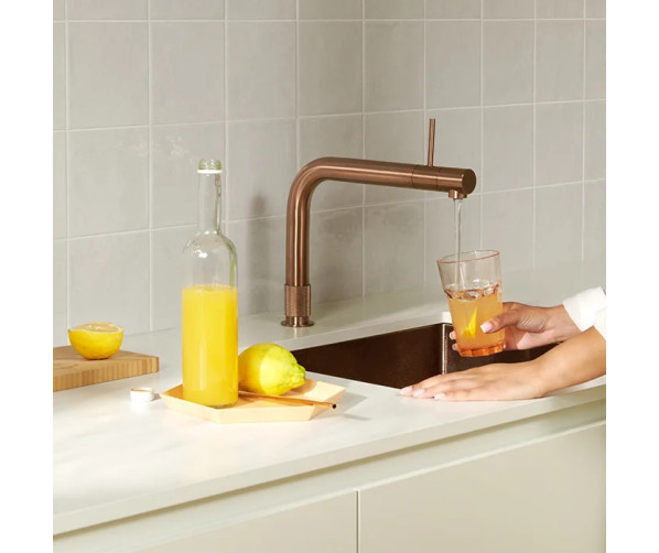 Quooker COMBI+ Front ROSE KOPER - kokend water kraan met boiler