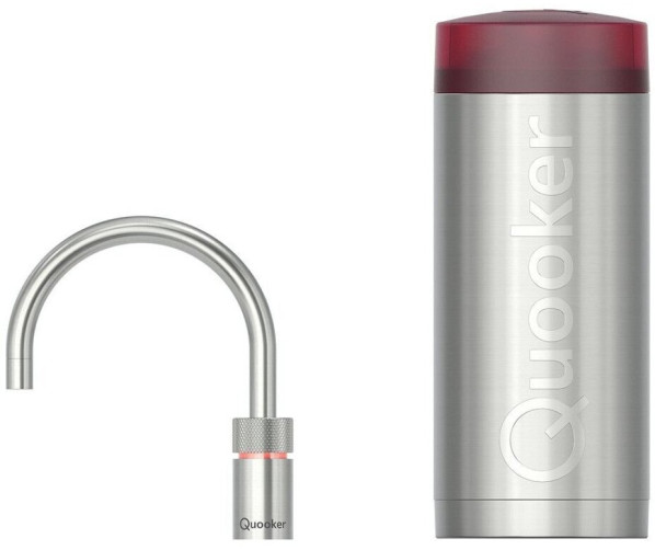 Quooker COMBI+ Nordic Round RVS - kokend water kraan