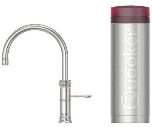 Quooker PRO3 Classic Fusion Round RVS - kokend water kraan