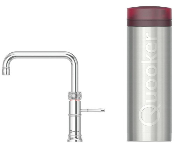 Quooker PRO3 Classic Fusion Square Chroom - kokend water kraan