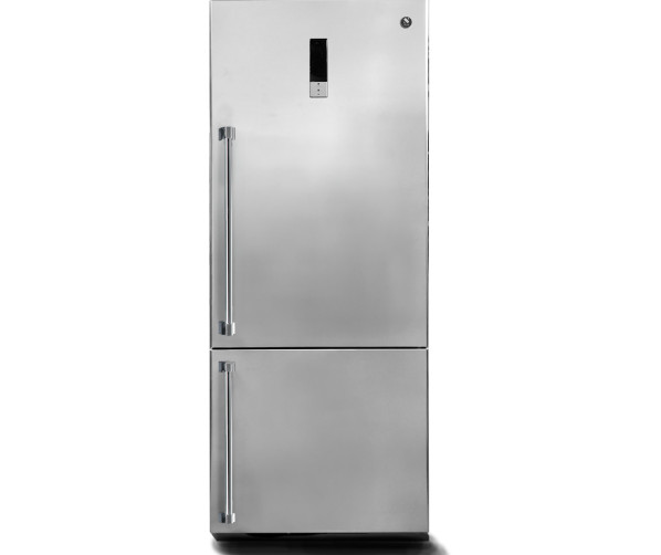 Steel AQFR-7 DX koel/vriescombinatie - Ascot - roestvrijstaal