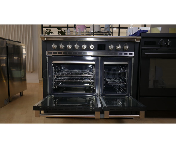 ASCOT AQ10SF-5FI NERO STEEL fornuis - Inductie