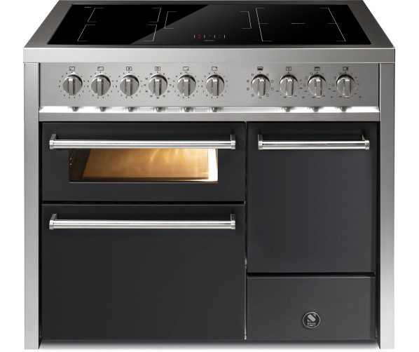Steel EQ10FFF-5FI Enfasi inductie fornuis - rvs / antraciet