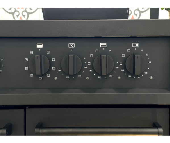 Steel EQ10FFF-5FI NF Enfasi inductie fornuis zwart - All Black serie
