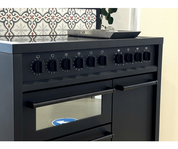 Steel EQ10FFF-5FI NF Enfasi inductie fornuis zwart - All Black serie
