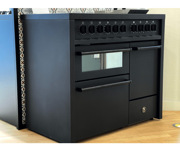Steel EQ10FFF-5FI NF Enfasi inductie fornuis zwart - All Black serie