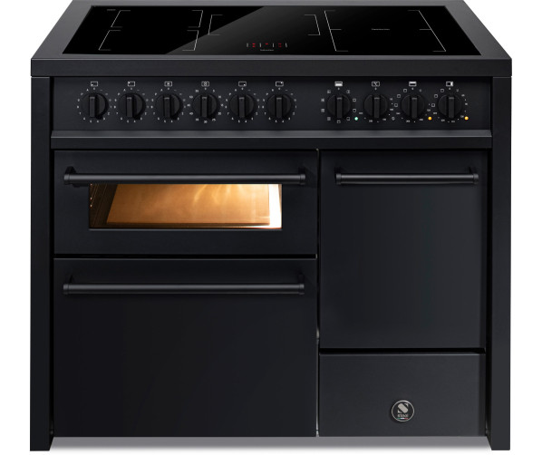 Steel EQ10FFF-5FI NF Enfasi inductie fornuis zwart - All Black serie